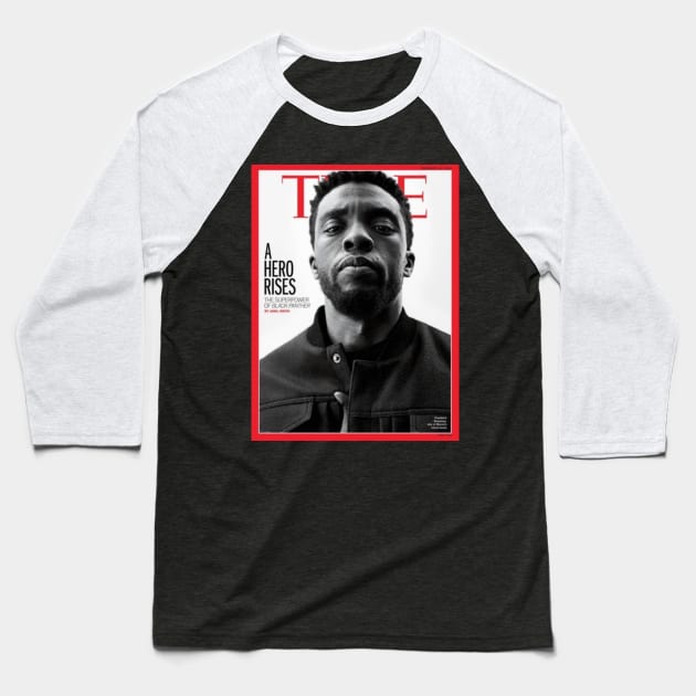Chadwick Boseman, Wakanda forever Baseball T-Shirt by AbromsonStore